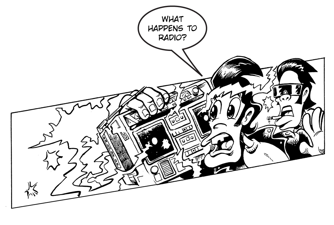 Calling Radio Boy panel 1